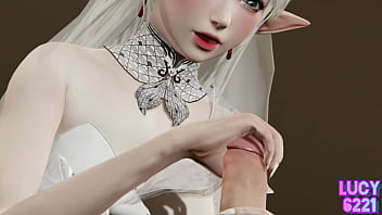 Preview 2 of Fake Tranny - The Burial Frieren 118-Give the bride Frieren a happy kiss