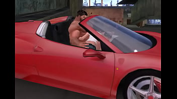 Preview 2 of Muslim Sali - lucky wife gives heyward a quickie blowjob in car