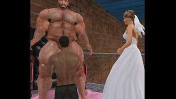 Preview 1 of Helpless Teen Picked Up - big cam heyward gives engaged couple their wedding wish