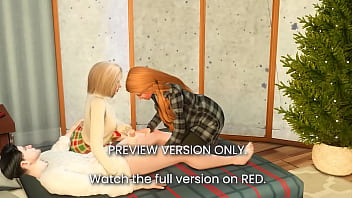 Preview 3 of Kari Bohannan - Under The Mistletoe - 3d Hentai - Preview Version