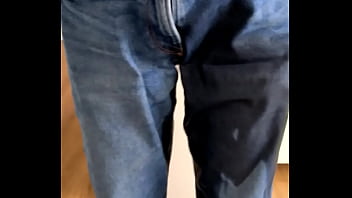 Preview 3 of Jess Lesbian - Peeing in the Kitchen