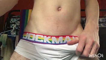 Preview 3 of Cgi Lesbian - Gay Twink Niko Springs Strip Teases and Shows Off His Big Cock