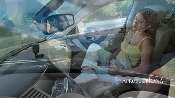 Preview 2 of Wwwsanyloune Xxxxpotos - 408 km Drive trip of Pee Squirt and Golden shower