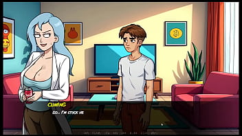 Preview 3 of Kwari Sexy Movie Hindi Mai - Portal Porn Demoniums [ PARODY HENTAI GAME ] Ep.4 RICK and MORTY orgy house !