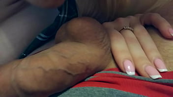 Preview 2 of Mom Son Sleeping Only - Woke up his wife - gave her a sleeping mouth and finished
