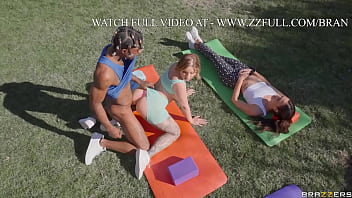 Preview 3 of Lisa Ann Crampie - Yogi Masters the Downward Doggystyle.Brandy Renee / Brazzers  / stream full from www.zzfull.com/bran