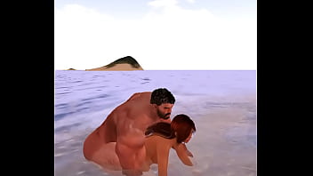 Preview 4 of Hd Sex Downllod - beach woman can&#039_t resist heyward