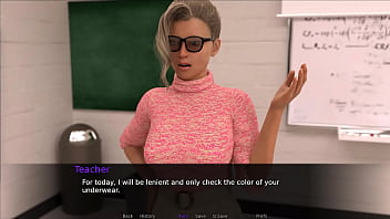 Preview 1 of Ass Sexy Boobs - Let&#039_s Play: Nudist School | Part 11: Playing inspector