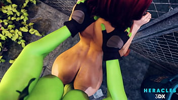 Preview 3 of Paisa Wala - She-Hulk pounding Black Widow