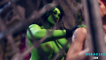 Preview 4 of Paisa Wala - She-Hulk pounding Black Widow