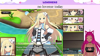 Preview 1 of Asian Brutal Girl - VTuber LewdNeko Plays Evenicle Part 5