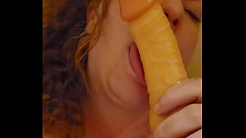 Preview 4 of Frech Hairy Pussy - You can see in her eyes how much she loves to suck cock