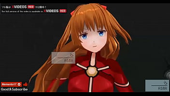 Preview 2 of Hot Nim - Uncensored Hentai animation Asuka Footjob and Jerk Off Instruction ASMR Earphones recommended.