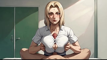 Preview 2 of Www Team Steak Com - Obligo a TSUNADE a hacerme una MAMADA en el hospital. HOUSE OF SHINOBI