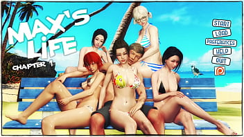 Preview 1 of Middle Age Gay - Max&#039_s Life Cap 1 - La Lenceria De Mi Madrastra Y Un Masaje En Los Pies