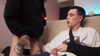 Preview 2 of Ngentot Masih Pake Cd - Why jerk off yourself when you have a sister Cum on my breasts