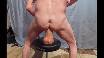 Preview 2 of Cartoon Hernia Mom - love my Dildo rides