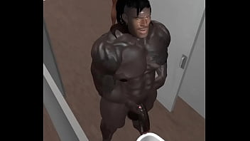 Preview 3 of Mom Prawn - big dj caught pissing in locker room