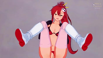 Preview 3 of Xnxx Afghanistan - Skinny Babe Yoko Littner gets horny and needs hard sex - Gurren Lagann