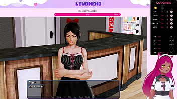 Preview 1 of Sleeping Zon - VTuber LewdNeko Plays Harem Hotel Part 13