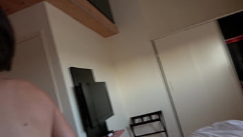 Preview 4 of Sara Jay Cum Inside Pussy - Je baise ma coloc qui ma surprise &agrave_ me branler - Dazzlingfacegirl full video 15 min on MYM