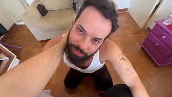 Preview 1 of Israel Army Fuck Muslim - Homem barbudo chupa 41 paus -16&ordm_,  17&ordm_ e 18&ordm_ mamadas - V&iacute_deo completo no RED