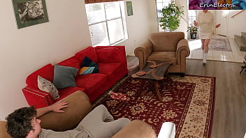Preview 1 of Anime Senpai - Helping stepmom after her workout