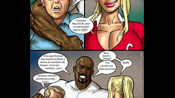 Preview 1 of Caroline West More Sex - Two hot blondes bet on big black cock 1