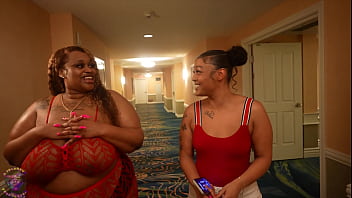 Preview 1 of Mporn Sex Scadil Ashwirya Rai - Prettyyasspai &amp_ Jada Lanae Seduce Gibby The Clown At The MGM Signature In Las Vegas