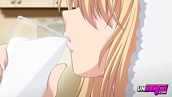Preview 4 of Wwwexxx Viedoco - Sexy blonde tries ice cream and my cock | Hentai