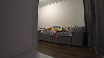 Preview 4 of Sofia Spain - Real Cheating On A Married Woman,  At Home On The Couch,  While Her Husband Is At Work! Taboo
