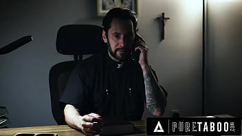 Preview 1 of Www Xvideos Cnm - PURE TABOO Troubled Teen Eliza Eves Fucks Her Preist To Piss Off Her Religious Stepmom