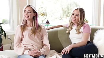 Preview 2 of Milf Tube London - Horny lesbians Haley Reed and sexy Anna Claire Clouds fucks hot new friend Vicki Chase