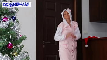 Preview 1 of Forced To Come Twice - Christmas sex compilation with Lisa Fox