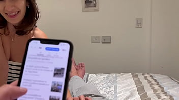 Preview 1 of Bye Story - Hot Mom titfucks stepbrother&#039_s huge tool because her husband has a small dick
