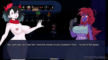 Preview 1 of Fake Hostels Porn - SpunkStock: Music Festival - Fucking the Final Boss and she makes me her bitch [SUBMISSIVE ENDING] | [Hentai Sex Game] - part 7