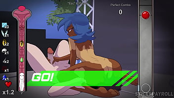 Preview 4 of Fake Hostels Porn - SpunkStock: Music Festival - Fucking the Final Boss and she makes me her bitch [SUBMISSIVE ENDING] | [Hentai Sex Game] - part 7