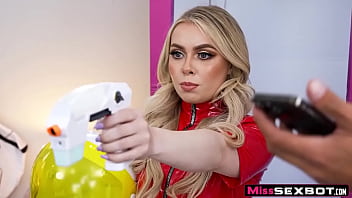 Preview 1 of Mom And Husband Fick - Advanced Artificial Intelligence can give life to that beautiful and sensual fembot that is not only useful for video games but also for playing with your cock until it makes you cum.