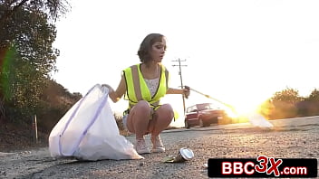 Preview 1 of Shemale Vs Shemale Mom - Hot College Teen Fucked By BBC To Avoid Community Service