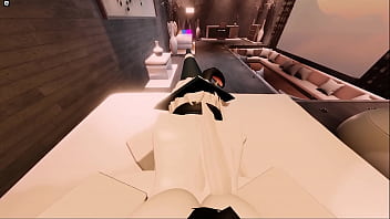 Preview 1 of Pecah Darah Perawan Indonesia - Bunny Girl And Elf Girl Takes It Hard (Roblox RR34)