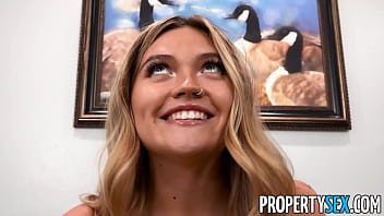 Preview 2 of Xanxx Com Www - PropertySex Big Natural Boobs Real Estate Agent Fucking Her Recently Divorced Client in House She&#039_s Trying to Sell