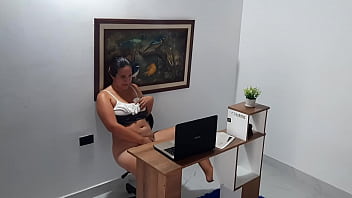 Preview 2 of Alysa Interview - Secretary gets horny and masturbates in the office