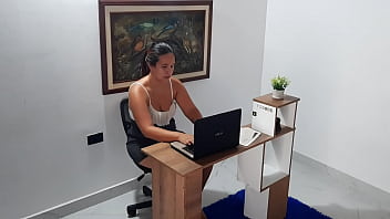 Preview 1 of Alysa Interview - Secretary gets horny and masturbates in the office