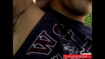 Preview 1 of Bigk Blak - Jerking off outside the house after I blow my stick
