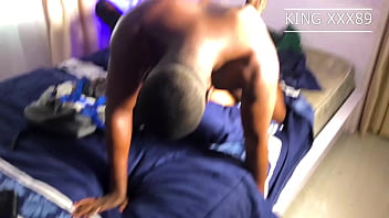 Preview 4 of Rena Sex Video Thamil - My big ass ebony ex girlfriend came over for her Christmas presents
