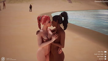 Preview 2 of Grinding Pussy - Wildlife - Lesbians Fucking Nurse Redhead