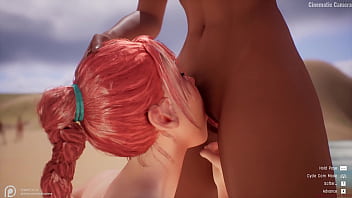 Preview 3 of Grinding Pussy - Wildlife - Lesbians Fucking Nurse Redhead