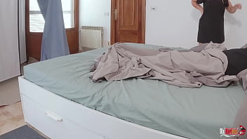 Preview 1 of Som Hot 4g - My Sexy Stepmom Prepared Me a Gift for My Birthday,  Deep Blowjob and Wet Pussy for Sex I Cum in Her Pussy
