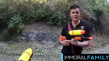 Preview 1 of Desi Bp Video - Easter Spray Trick Leads to Alexis&#039_ Pussy,  Dan &amp_ Johnny&#039_s Prank!