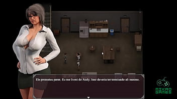 Preview 2 of Fack Boobies - Lust Epidemic ep 41 - Menage Perfeito com a Milf Tarada e a Novinha Virgem